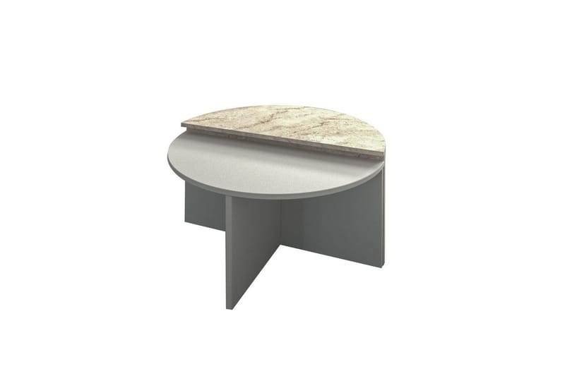 Dolcer Sofabord 70 cm - Natur/Grå - Møbler - Bord - Sofabord