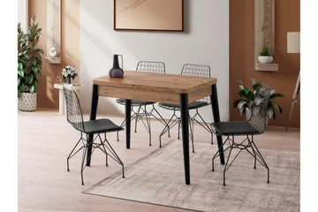 Dolcer Spisebord 100 cm Rektangulært - Brun - Møbler - Bord - Spisebord & kjøkkenbord