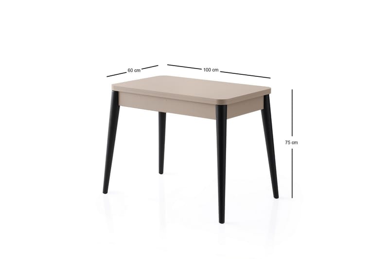 Dolcer Spisebord 100 cm Rektangulært - Brun - Møbler - Bord - Spisebord & kjøkkenbord