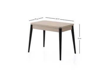 Dolcer Spisebord 100 cm Rektangulært - Brun - Møbler - Bord - Spisebord & kjøkkenbord