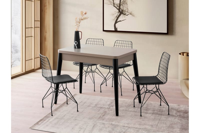 Dolcer Spisebord 100 cm Rektangulært - Brun - Møbler - Bord - Spisebord & kjøkkenbord