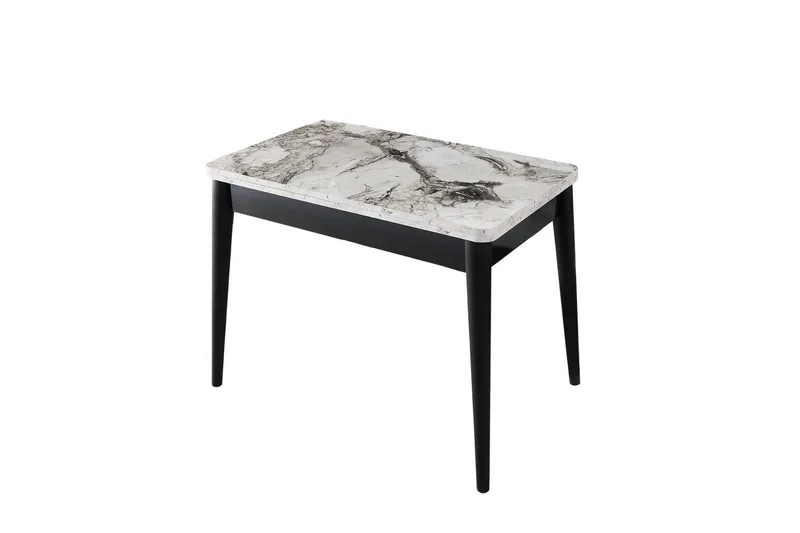 Dolcer Spisebord 100 cm Rektangulært, Hvit Marmor