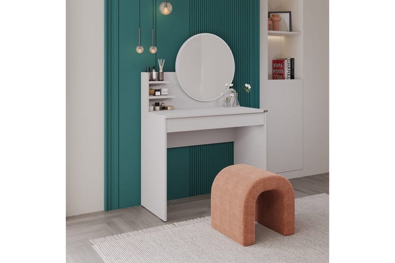 Dralen Sminkebord 90 cm - Taupe - Møbler - Bord - Sminkebord & toalettbord