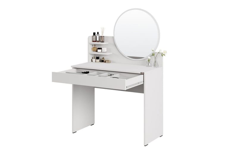 Dralen Sminkebord 90 cm - Taupe - Møbler - Bord - Sminkebord & toalettbord