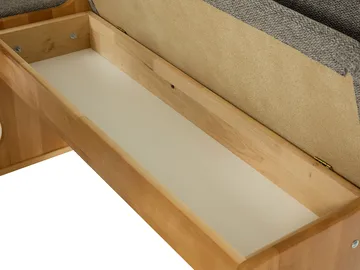 Drosbacken 7-seters spisegruppe for kjøkken - Hvit med mørkebrunt trekk (Matana 20) - Møbler - Bord - Spisegrupper