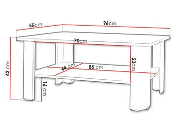 Durvan Sofabord 96 cm - Møbler - Bord - Sofabord