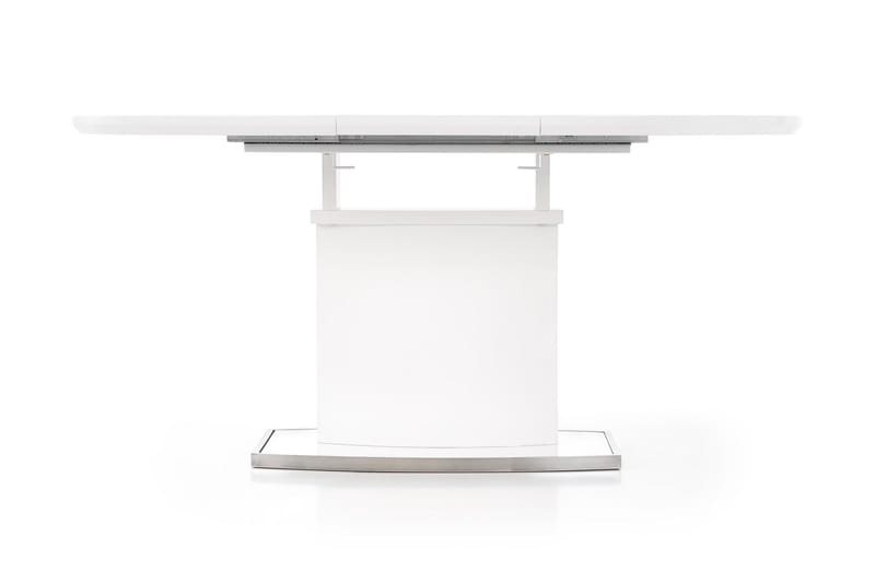 Earle Forlengningsbart  Spisebord 120 cm Rund - Hvit - Spisebord & kjøkkenbord