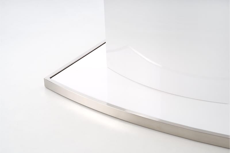 Earle Forlengningsbart  Spisebord 120 cm Rund - Hvit - Spisebord & kjøkkenbord