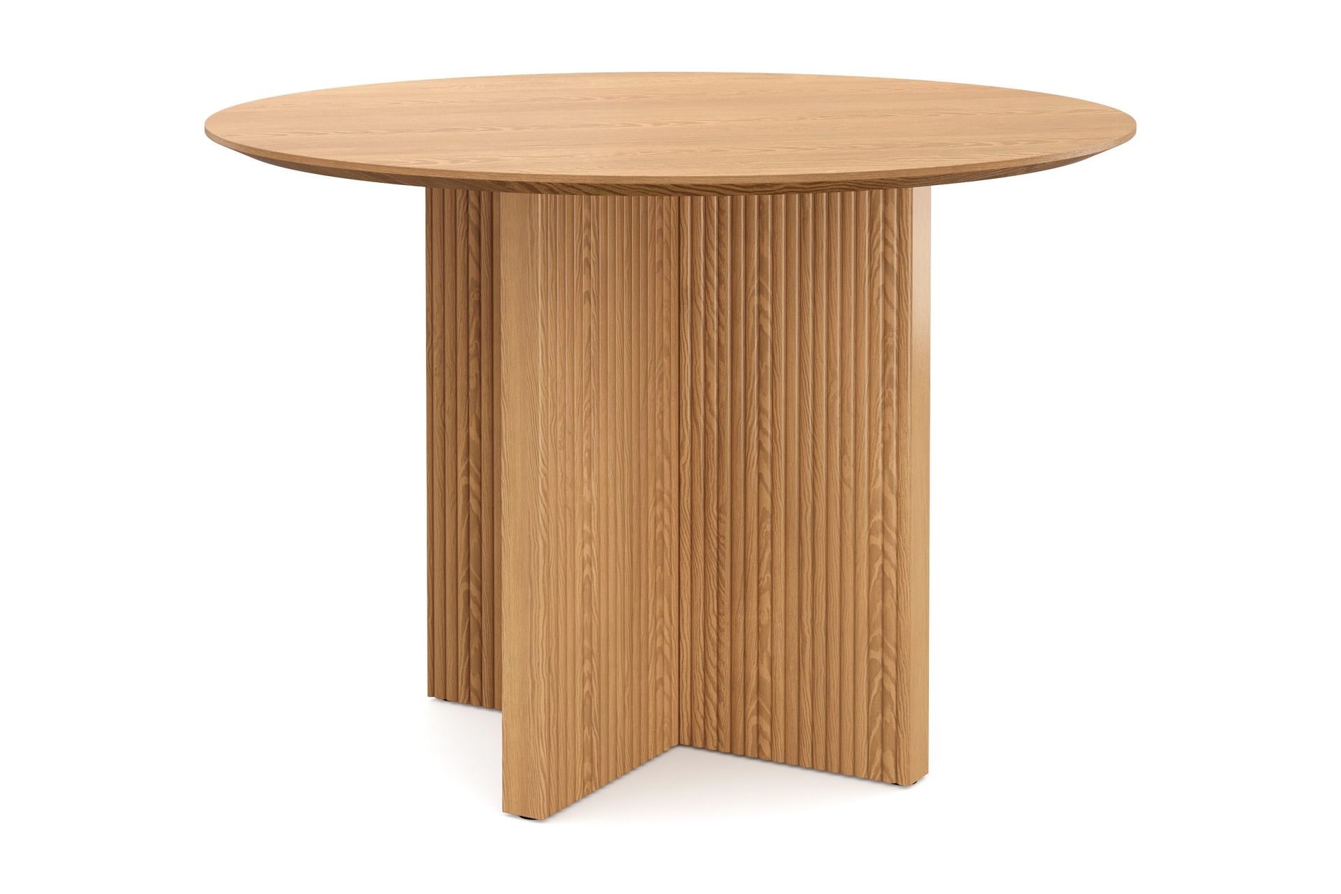 Edda Rundt Spisebord 110 cm Finér - Eik