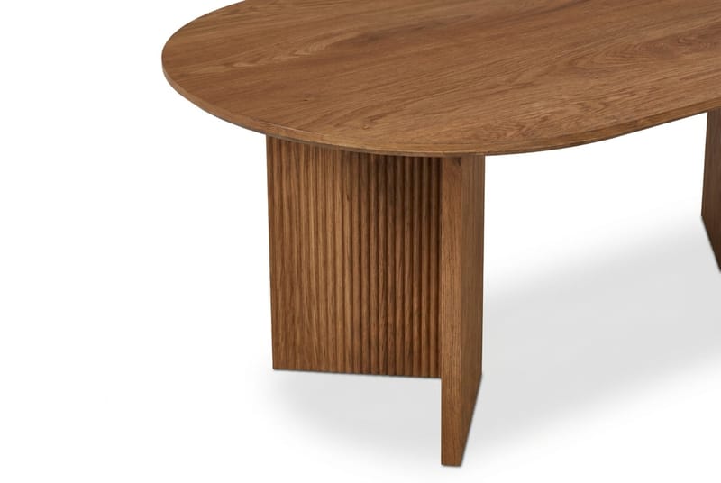Edda Sofabord Ovalt 120 cm - Eik - Møbler - Bord - Sofabord
