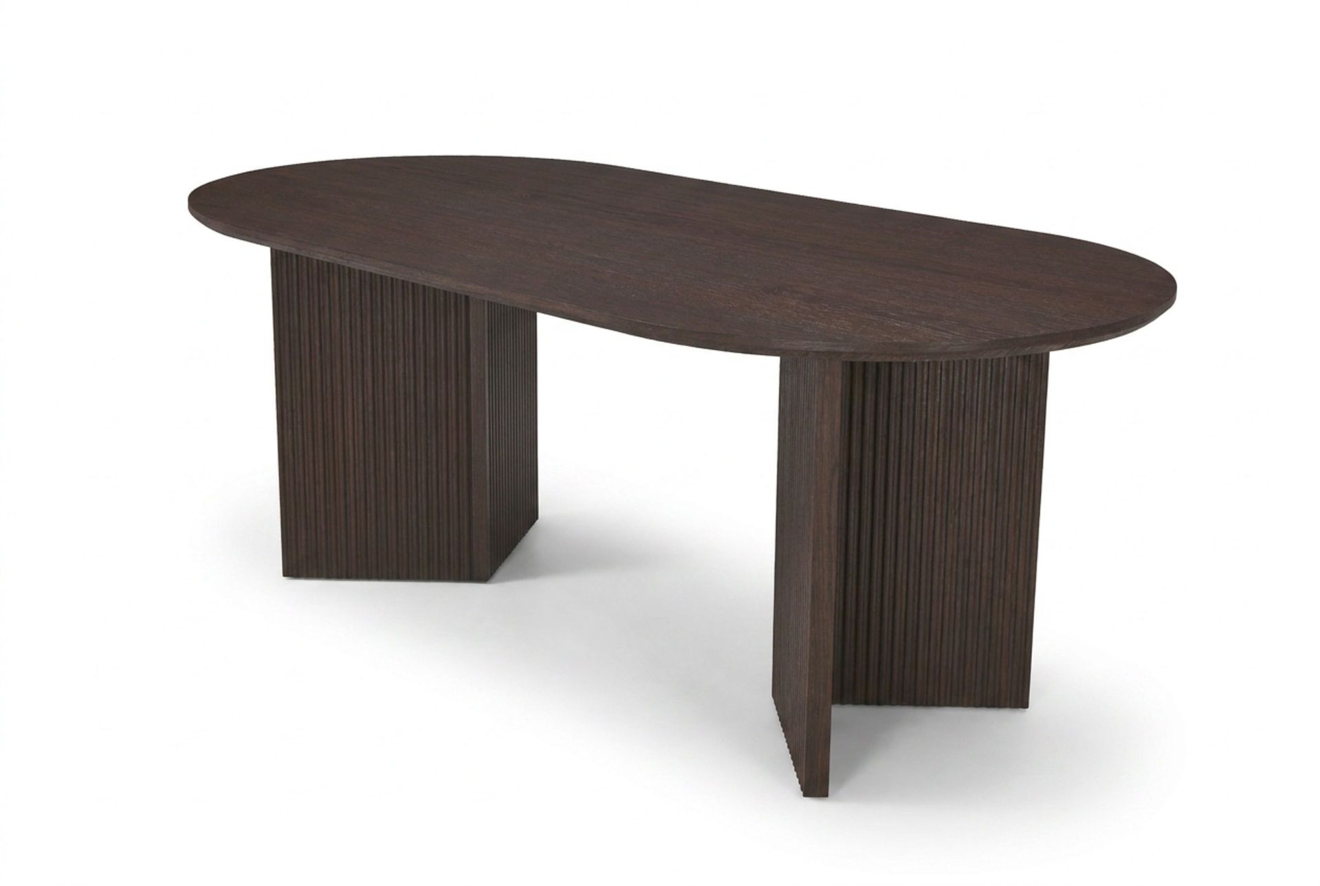 Edda Sofabord Ovalt 120 cm - Røkt eik