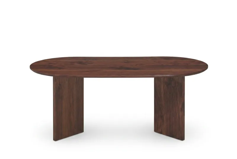 Edda sofabord ovalt 120 cm - Valnøtt - Møbler - Bord - Sofabord