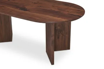 Edda Sofabord Ovalt 120 cm - Valnøtt - Møbler - Bord - Sofabord