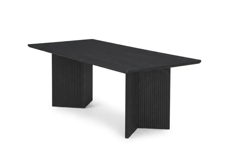 Edda Sofabord Rektangulært 120 cm, Svart