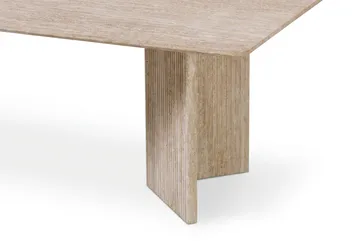 Edda Sofabord Rektangulært 120 cm - Travertin - Møbler - Bord - Sofabord