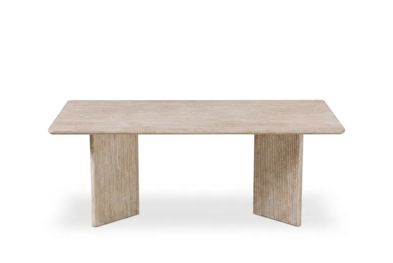 Edda sofabord rektangulært 120 cm - Travertin - Møbler - Bord - Sofabord