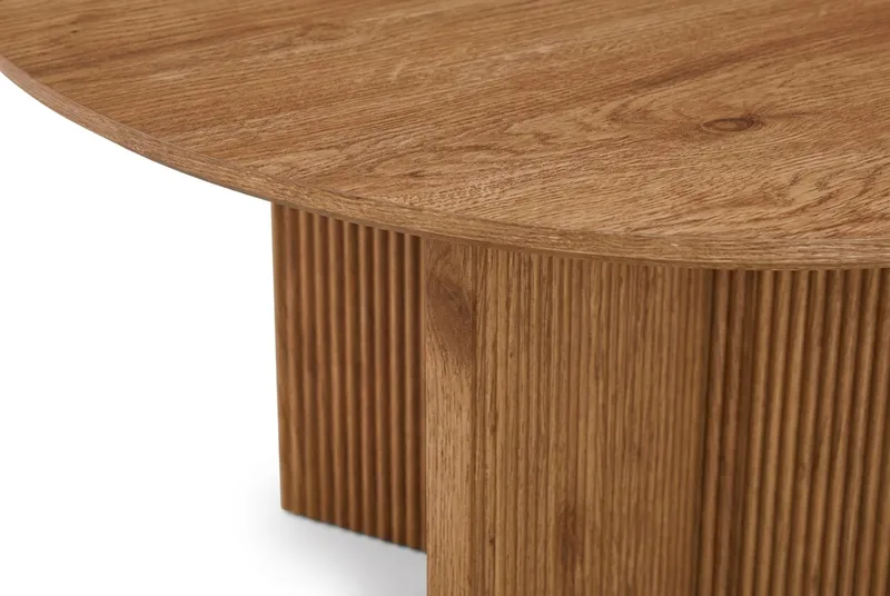 Edda Sofabord Rundt 85 cm - Eik - Møbler - Bord - Sofabord