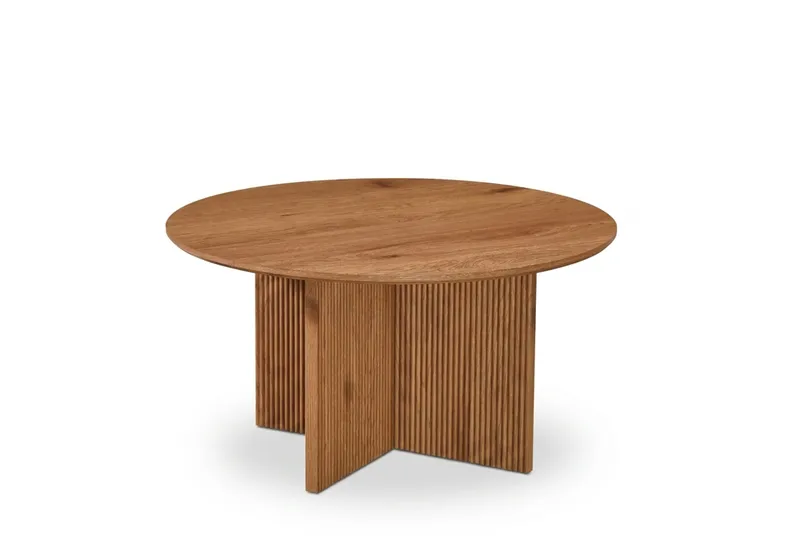 Edda Sofabord Rundt 85 cm - Eik - Møbler - Bord - Sofabord