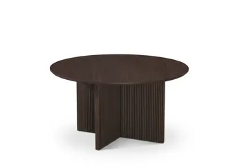 Edda Sofabord Rundt 85 cm - Røkt eik - Møbler - Bord - Sofabord