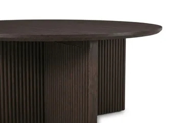 Edda Sofabord Rundt 85 cm - Røkt eik - Møbler - Bord - Sofabord