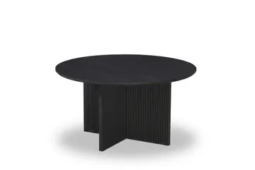 Edda Sofabord Rundt 85 cm - Svartbeiset eik - Møbler - Bord - Sofabord