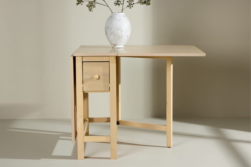Edward Spisebord 110 cm Rektangulært - Hvitlasert - Møbler - Bord - Spisebord & kjøkkenbord