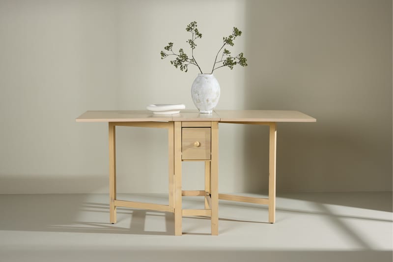 Edward Spisebord 110 cm Rektangulært - Hvitlasert - Møbler - Bord - Spisebord & kjøkkenbord
