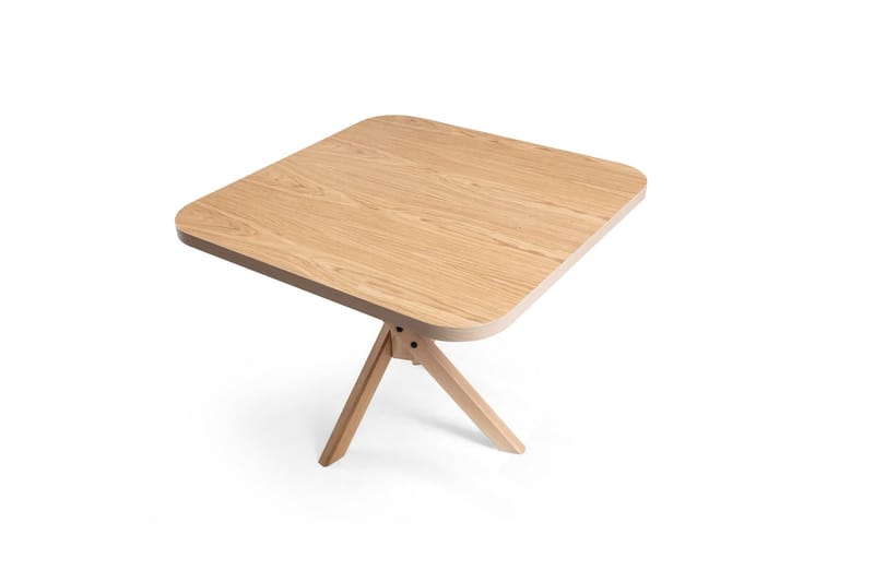 Elith Lite Kvadratisk Spisebord 100 cm i Eik - Brun - Møbler - Bord - Spisebord & kjøkkenbord