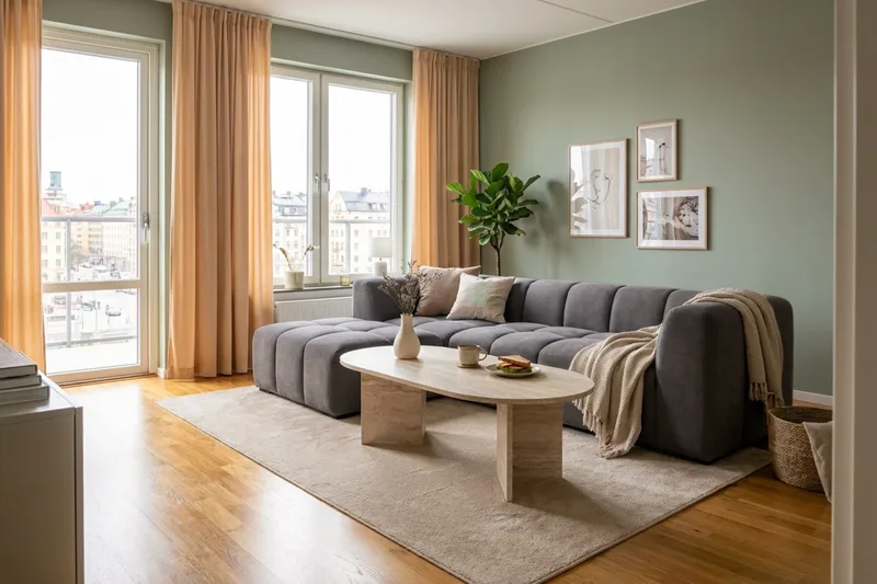 Elith Stuebord 128 cm - Travertin - Møbler - Bord - Sofabord