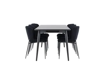 Ellis spisebord 230x85 cm med 6 Modesto spisestoler - Møbler - Bord - Spisegrupper