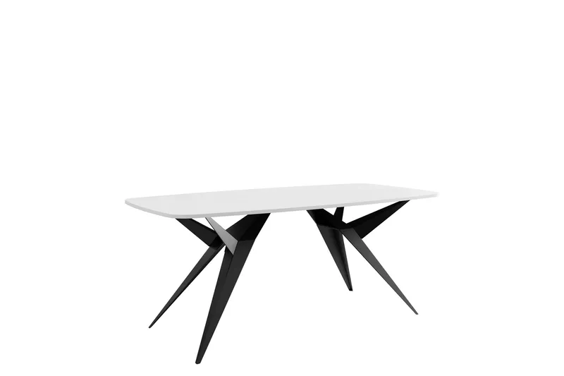 Elvora Matbord 160 cm Rektangulær, Hvit