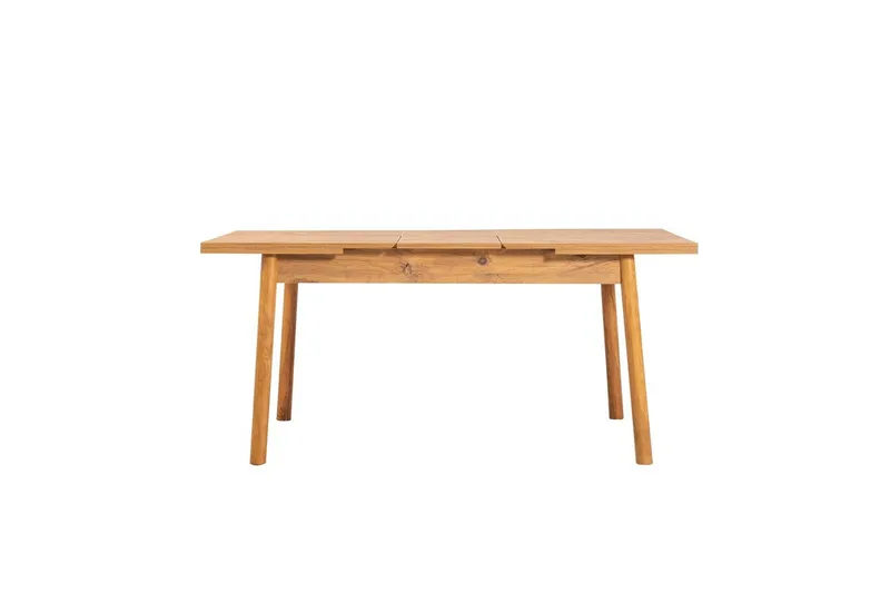 Ergene Spisegruppe 120 cm Rektangulær - Natur/Blå - Møbler - Bord - Spisegrupper