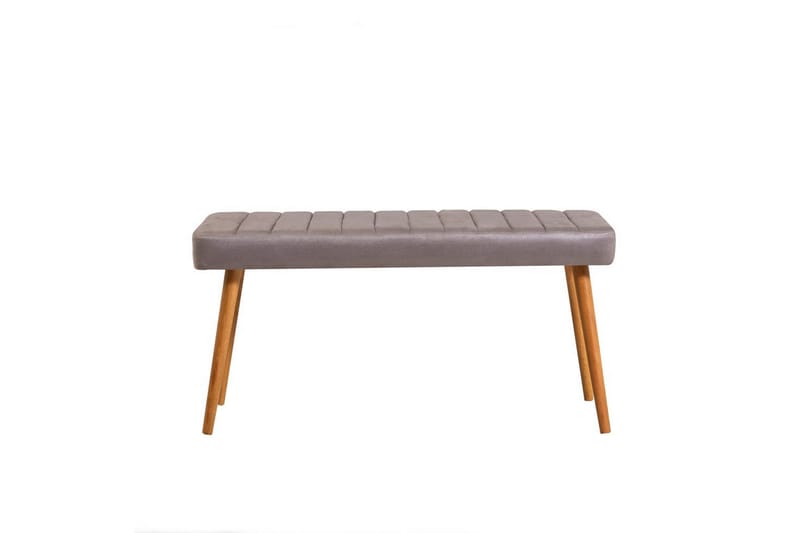 Ergene Spisegruppe 120 cm Rektangulær - Natur/Grå - Møbler - Bord - Spisegrupper