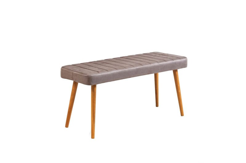 Ergene Spisegruppe 120 cm Rektangulær - Natur/Grå - Møbler - Bord - Spisegrupper