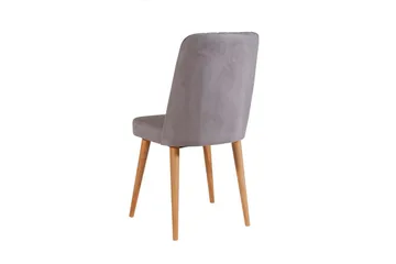 Ergene Spisegruppe 120 cm Rektangulær - Natur/Grå - Møbler - Bord - Spisegrupper