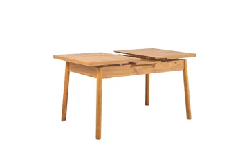 Ergene Spisegruppe 120 cm Rektangulær - Natur/Grå - Møbler - Bord - Spisegrupper
