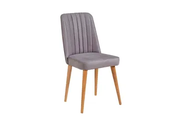 Ergene Spisegruppe 120 cm Rektangulær - Natur/Grå - Møbler - Bord - Spisegrupper