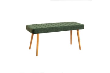 Ergene Spisegruppe 120 cm Rektangulær - Natur/Grønn - Møbler - Bord - Spisegrupper