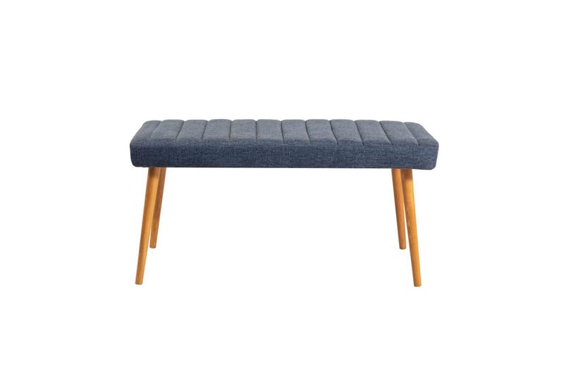 Ergene Spisegruppe 120 cm Rektangulær - Natur/Marineblå - Møbler - Bord - Spisegrupper