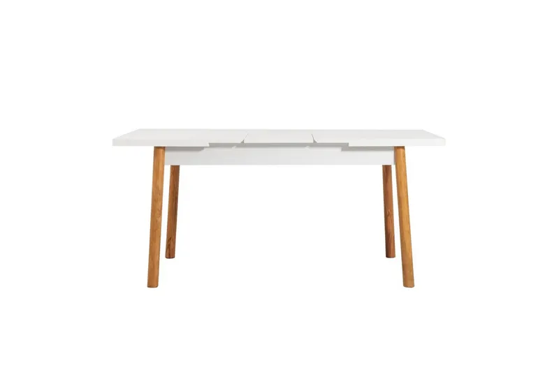 Ergene Spisegruppe 120 cm Rektangulær - Natur/Marineblå - Møbler - Bord - Spisegrupper