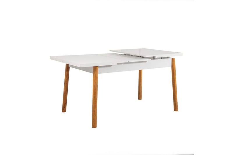 Ergene Spisegruppe 120 cm Rektangulær - Natur/Marineblå - Møbler - Bord - Spisegrupper