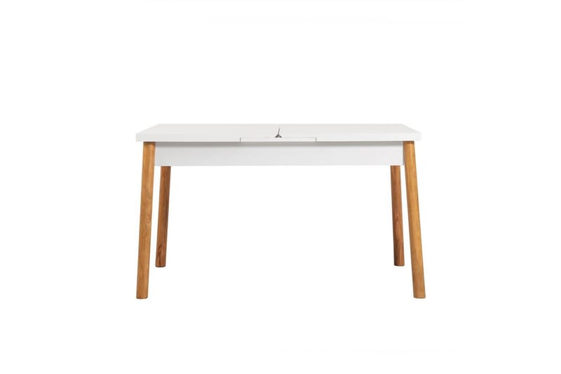 Ergene Spisegruppe 120 cm Rektangulær - Natur/Marineblå - Møbler - Bord - Spisegrupper