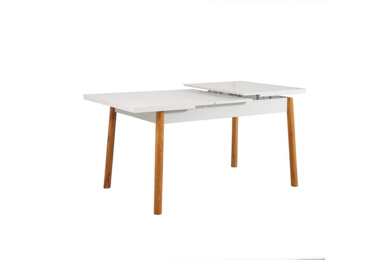 Ergene Spisegruppe 120 cm Rektangulær - Natur/Marineblå - Møbler - Bord - Spisegrupper