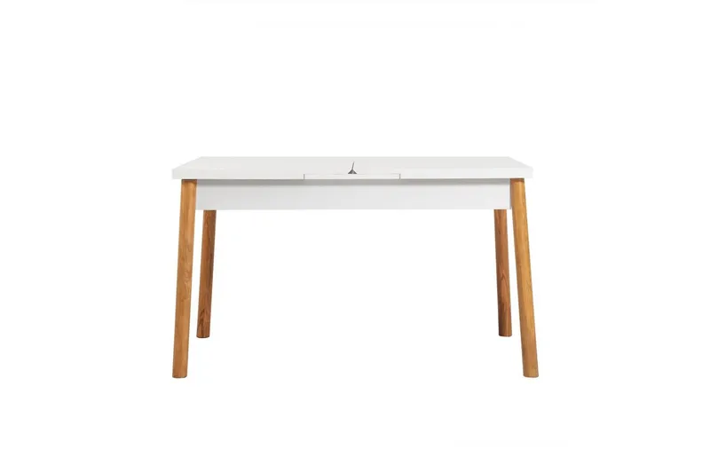 Ergene Spisegruppe 120 cm Rektangulær - Natur/Marineblå - Møbler - Bord - Spisegrupper