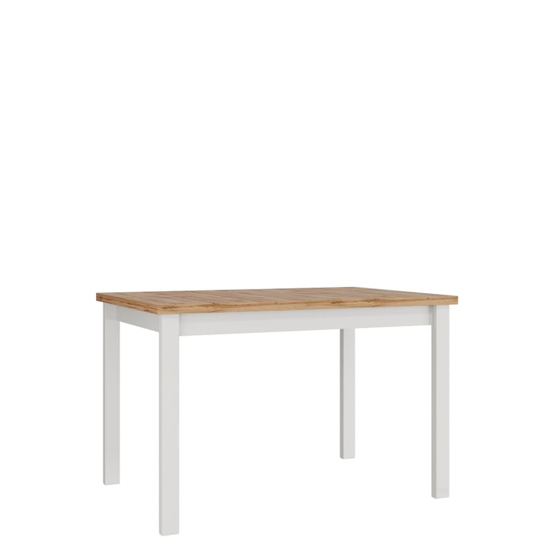 Ericka Spisebord 120 cm Rektangulær - Hvit/Brun - Møbler - Bord - Spisebord & kjøkkenbord