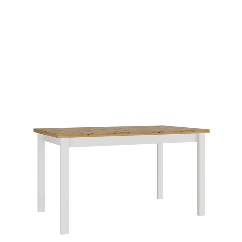 Ericka Spisebord 140 cm Rektangulær - Hvit/Brun - Møbler - Bord - Spisebord & kjøkkenbord
