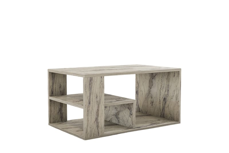 Eros Sofabord 80 cm - Hvit Marmor - Møbler - Bord - Sofabord