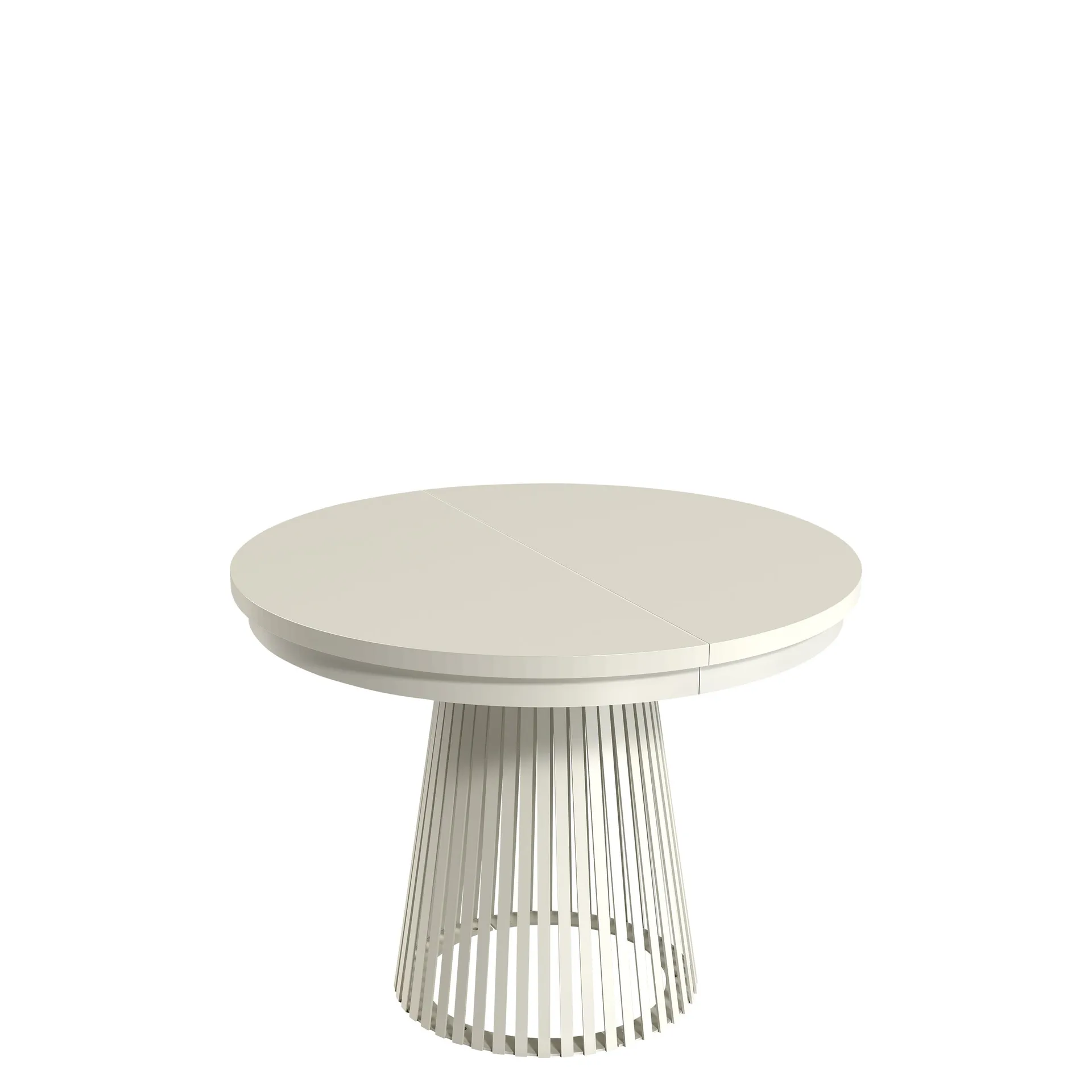 Erylan Spisebord rundt uttrekkbart 100-180 cm - Beige