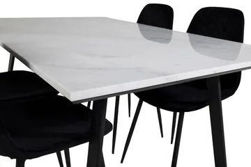Estelle spisebord med 4 Polar spisestoler - Møbler - Bord - Spisegrupper
