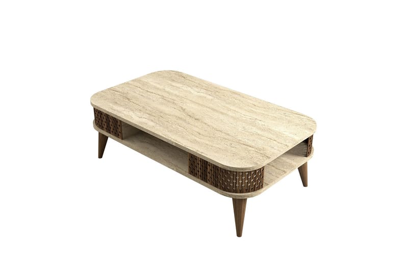 Eylul Sofabord 105 cm - Beige - Møbler - Bord - Sofabord